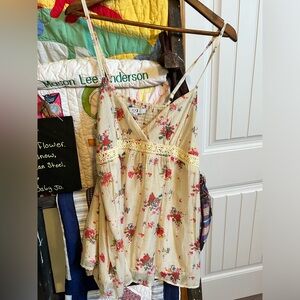 Beautiful floral tank top